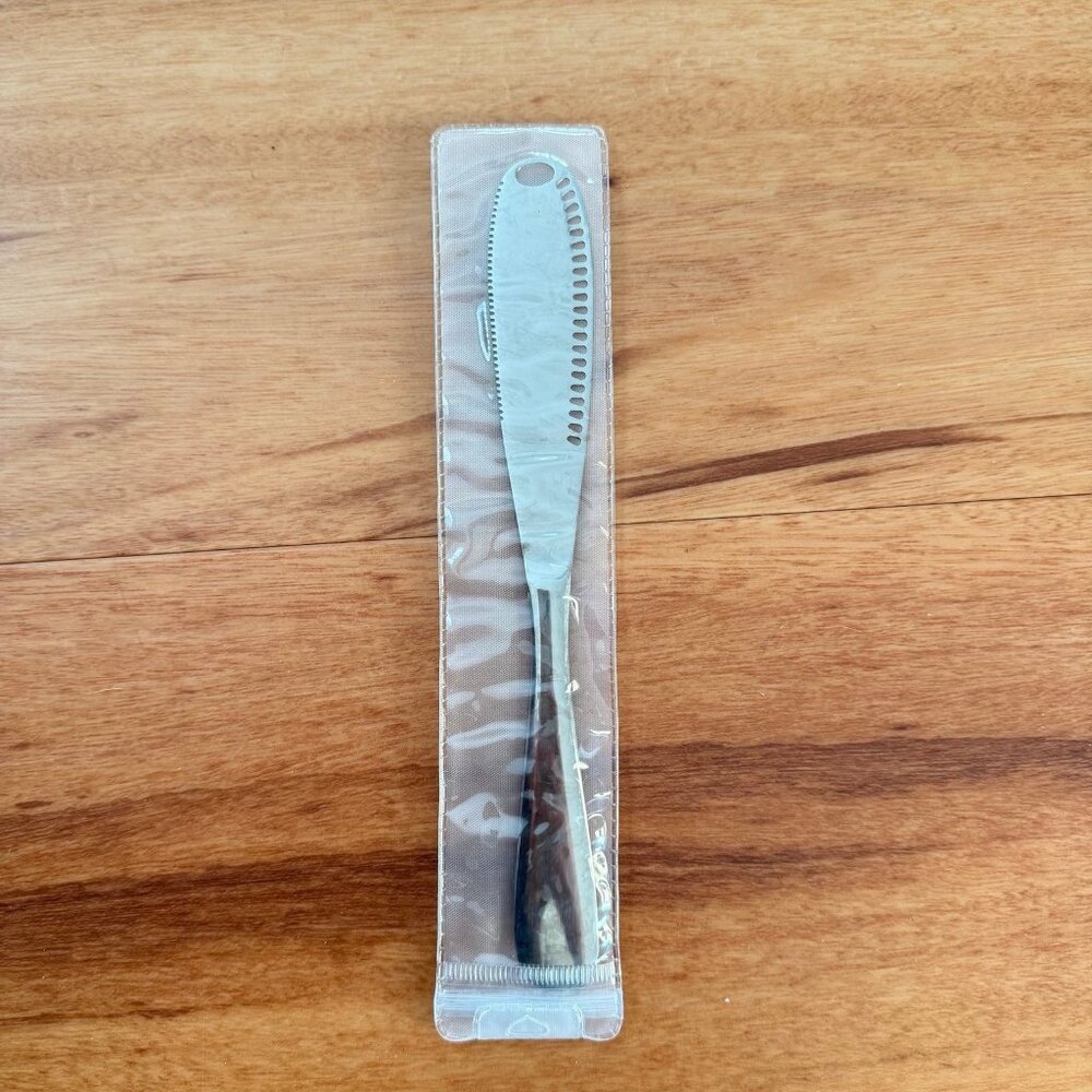 Stainless steel butter spreader knife chocolate curler cheese cutter